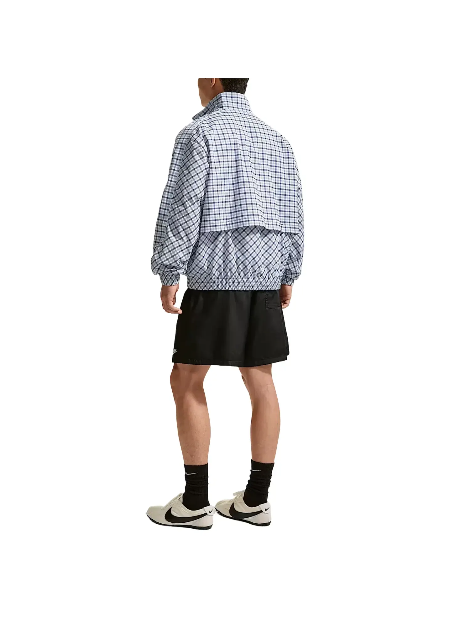Спортивная куртка Nike Sportswear Woven Track Jacket 'Aluminum' IR7581-468 — изображение 2 из 3, синий