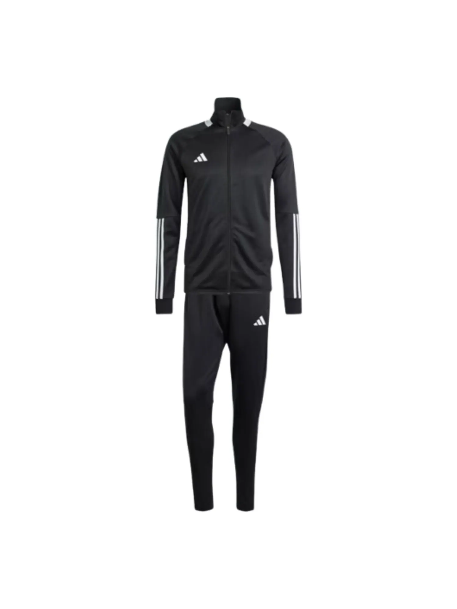 Спортивный костюм Adidas Sereno AEROREADY Cut 3-Stripes — изображение 1 из 3, черный/белый