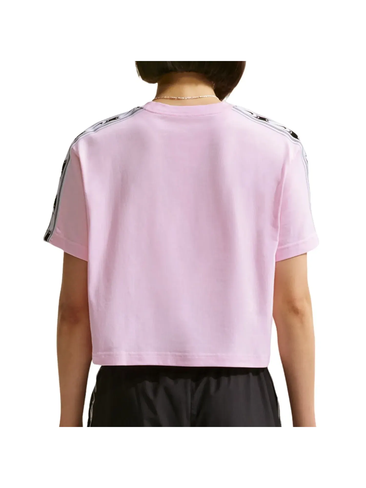 Классическая свободная укороченная футболка Nike Sportswear 'Pink Foam' IR7870-663 — изображение 2 из 2, розовый