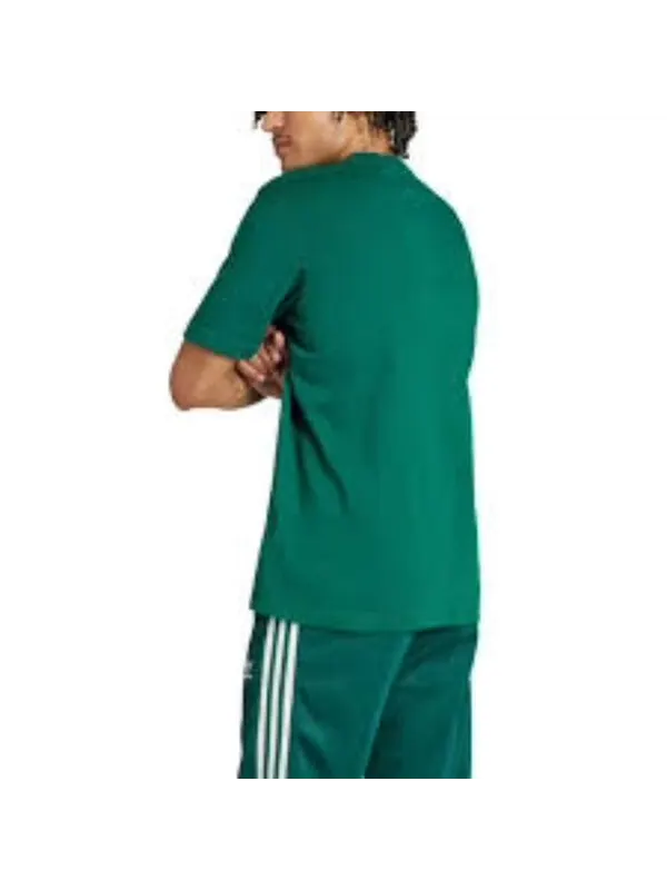 Футболка adicolor trefoil футболка азиатские размеры Adidas — изображение 3 из 3, зеленый/белый