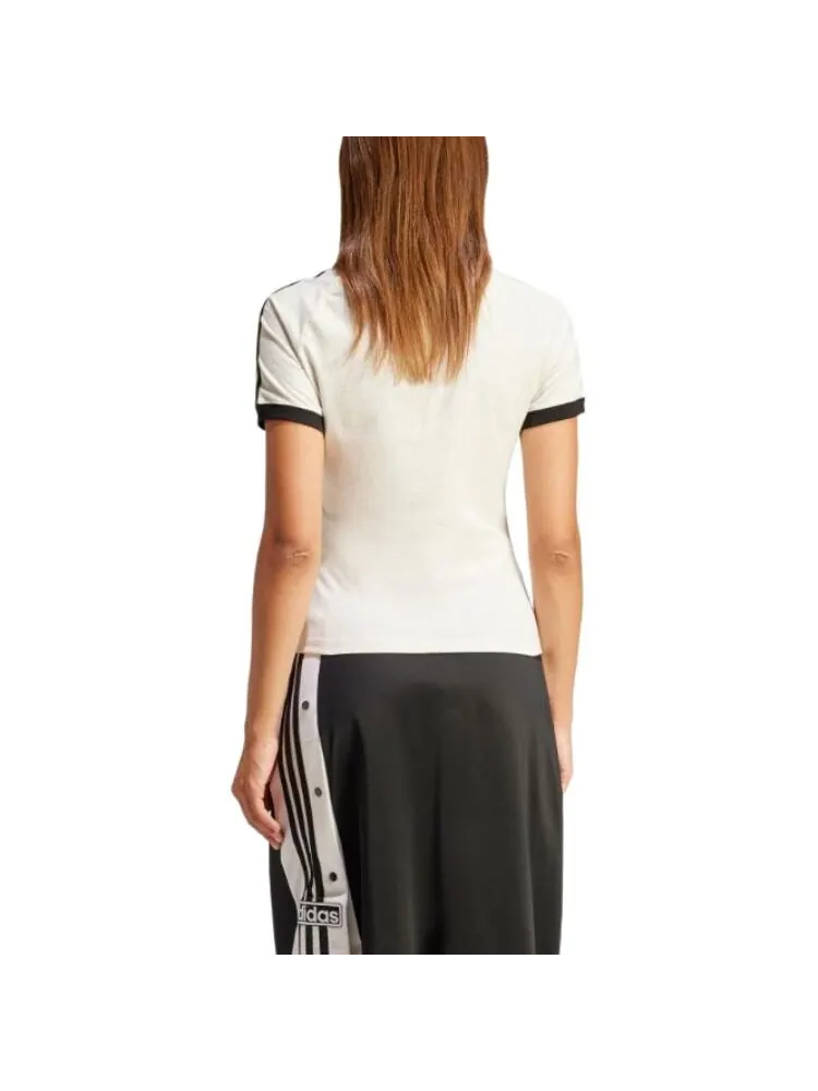 Футболка Adidas Originals 3-Stripes Slim Raglan — изображение 4 из 5, белый