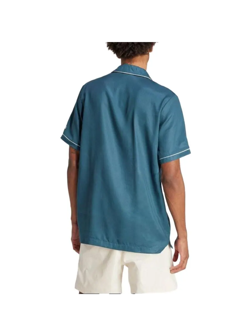Рубашка adidas Originals Leisure Bowling Shirt Asia Sizing 'Teal' IR8401 — 3