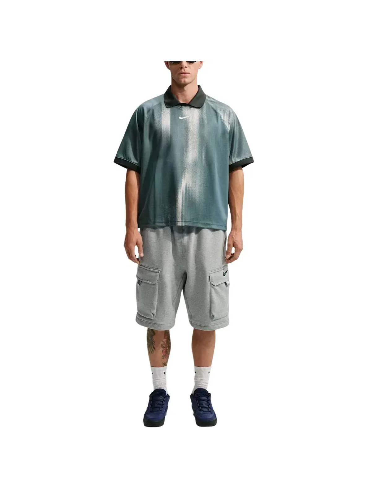 Мужская джерси Nike SB Sunset Dri-FIT Jacquard Skate Jersey — изображение 2 из 3, зеленый