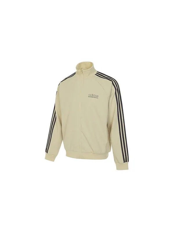 Куртка баскетбольные выберите куртку азия размеры Adidas — изображение 2 из 3, бежевый