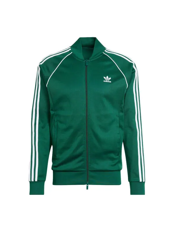 Куртка adicolor classics sst track jacket asia sizing Adidas — изображение 1 из 4, зеленый