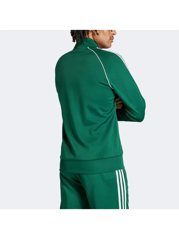 Куртка adicolor classics sst track jacket asia sizing Adidas — изображение 4 из 4, зеленый