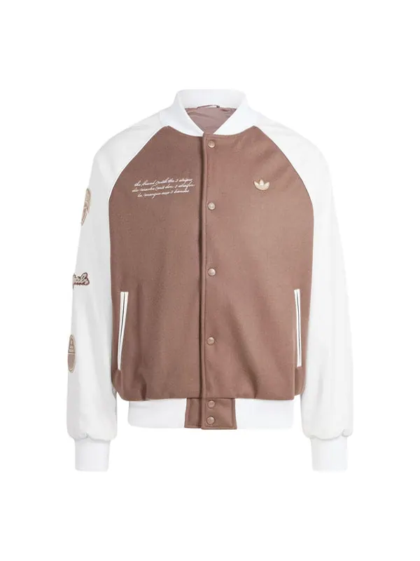 Куртка originals vrct jacket asia sizing 'brown' Adidas — изображение 1 из 4, белый