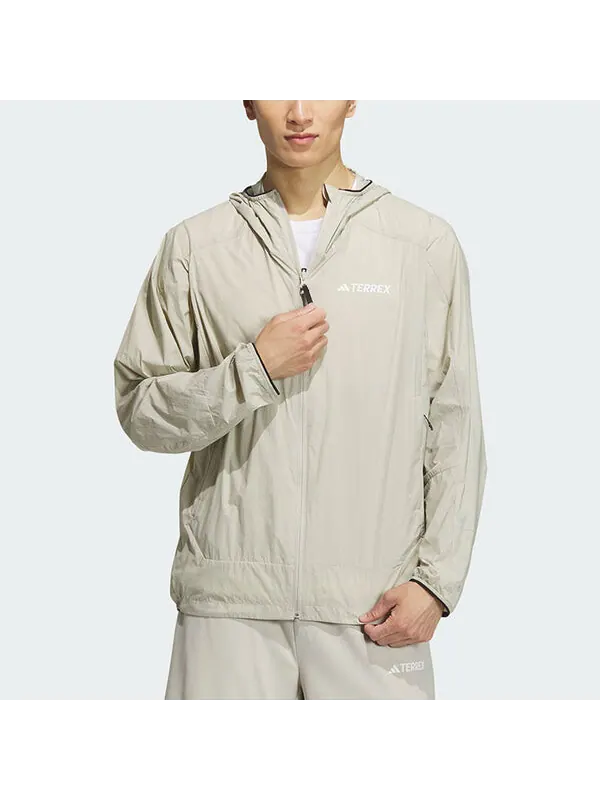 Куртка wind.rdy куртка азиатские размеры Adidas — изображение 2 из 4, бежевый