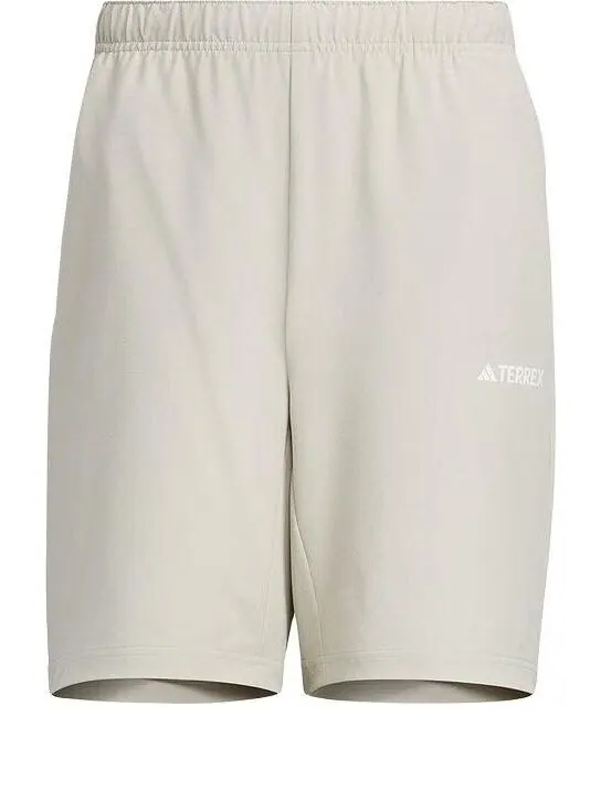 Шорты terrex aeroready logo шорты азиатские размеры Adidas — изображение 1 из 4, светлый серый