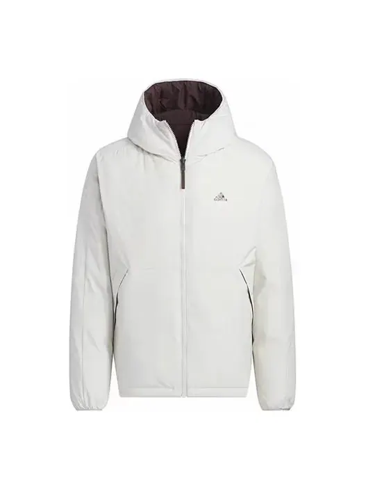 Куртка двусторонние пуховики Adidas — изображение 1 из 4, белый