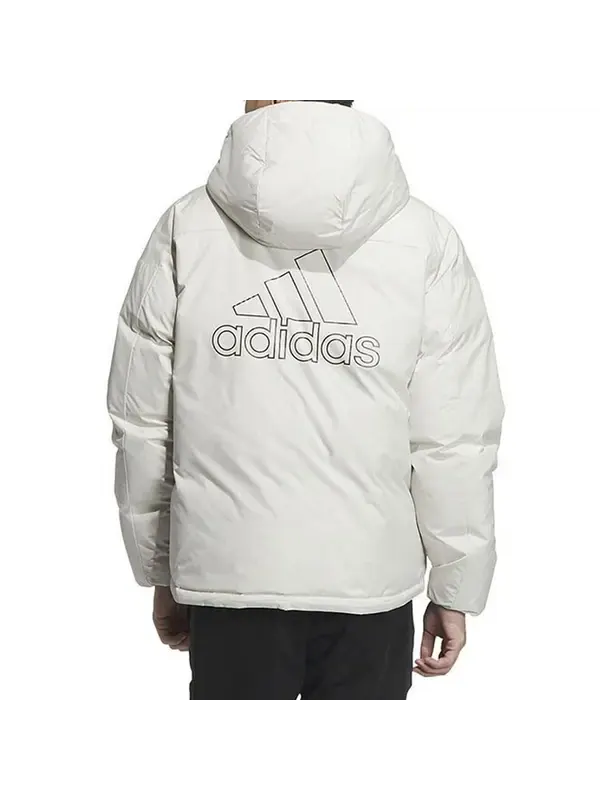 Куртка двусторонние пуховики Adidas — изображение 3 из 4, белый