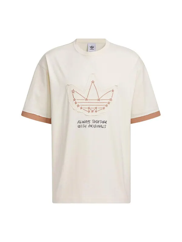 Футболка оригиналы x yu nagaba Футболка Adidas — изображение 1 из 1, бежевый