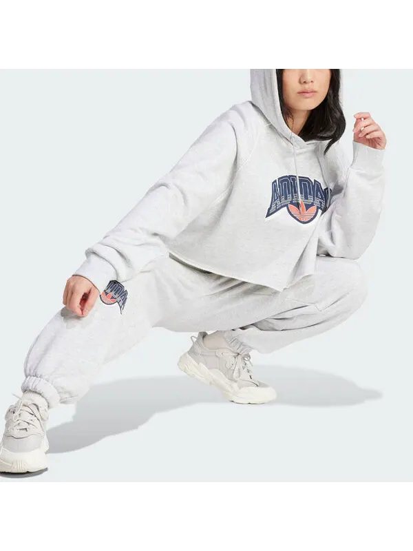 Толстовка оригиналы укороченные Толстовка азиатские размеры Adidas — изображение 4 из 4, белый