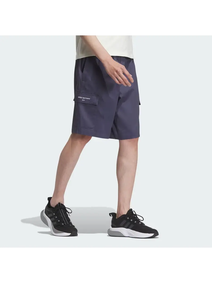 Спортивные шорты adidas Sportswear Cargo Shorts 'Teal' — изображение 4 из 4, бирюзовый