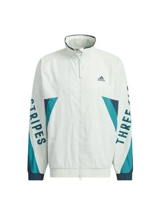 Куртка плетеные Куртка азиатские размеры Adidas — изображение 1 из 4, белый/синий