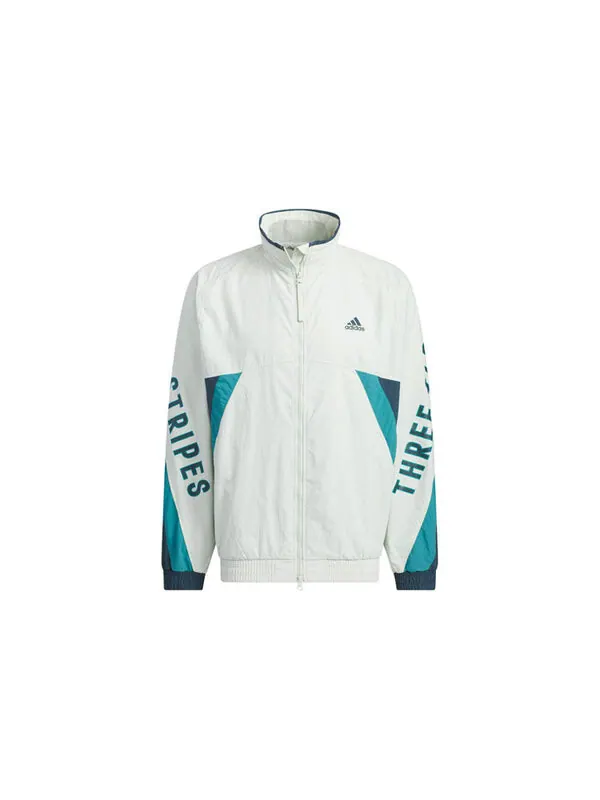 Куртка плетеные Куртка азиатские размеры Adidas — изображение 2 из 4, белый/синий