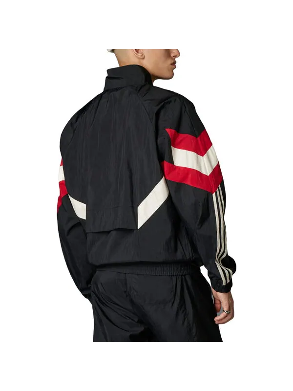 Куртка manchester united originals track jacket asia sizing Adidas — изображение 2 из 4, черный/красный