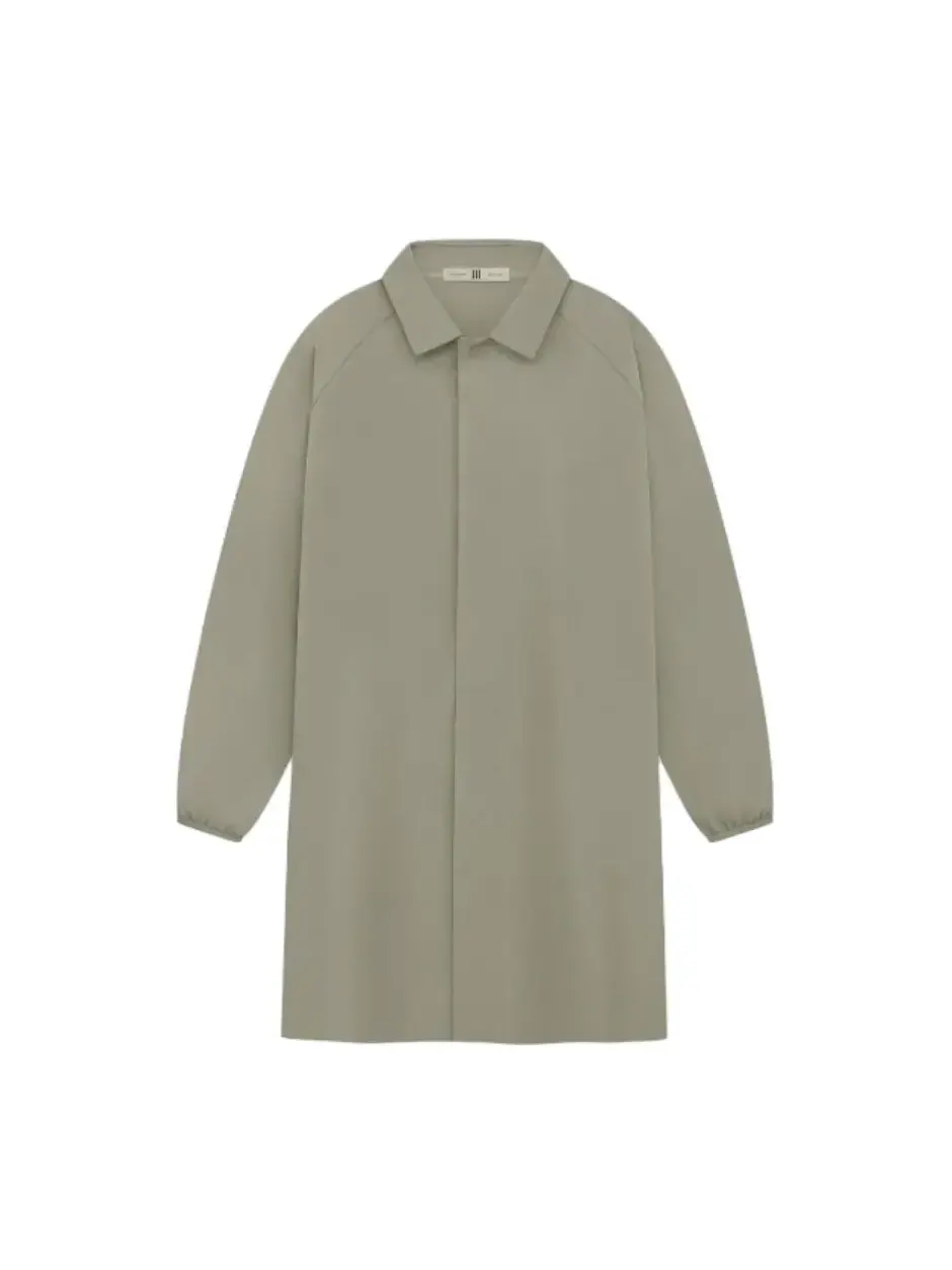 Пальто adidas x Fear of God Athletics Car Coat 'Clay' — изображение 2 из 2, серый