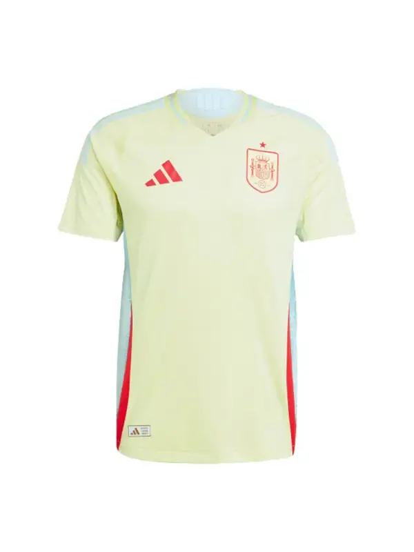 Футболка испания 24 выездная подлинная футбольная майка азия размеры Adidas — изображение 1 из 2, желтый