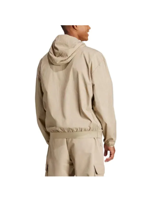 Толстовка city escape full zip hoodie asia sizing Adidas — изображение 3 из 4, бежевый
