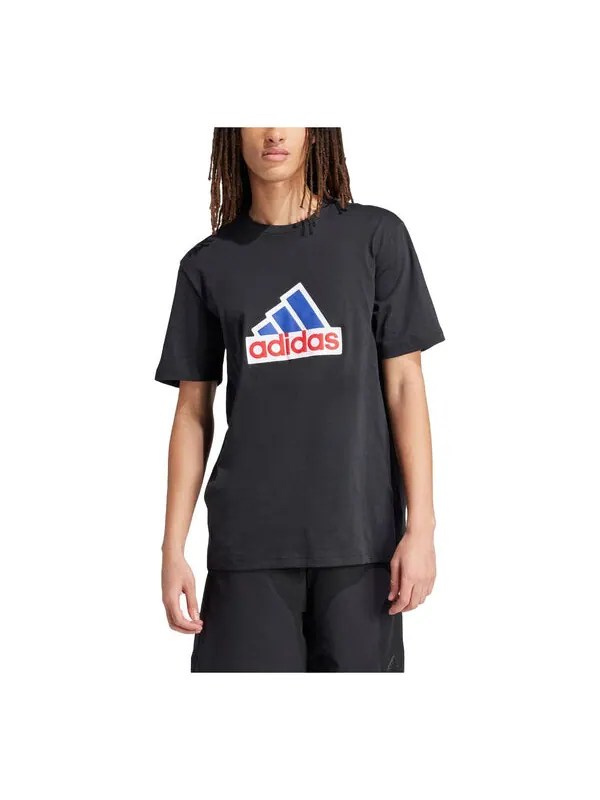 Футболка future icons badge of sport t-shirt 'black' Adidas — изображение 1 из 2, черный