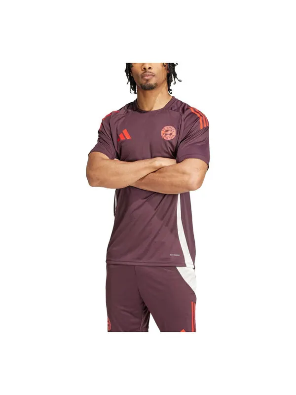 Футболка fc bayern tiro 24 training football jersey asia sizing Adidas — изображение 1 из 2, красный