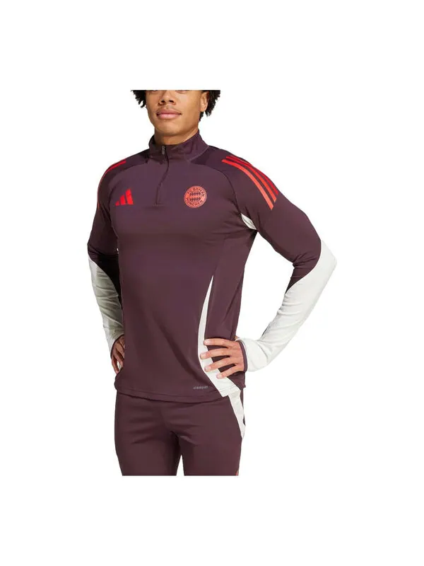 Футболка fc bayern tiro 24 training футбольная рубашка asia sizing Adidas — изображение 1 из 2, красный
