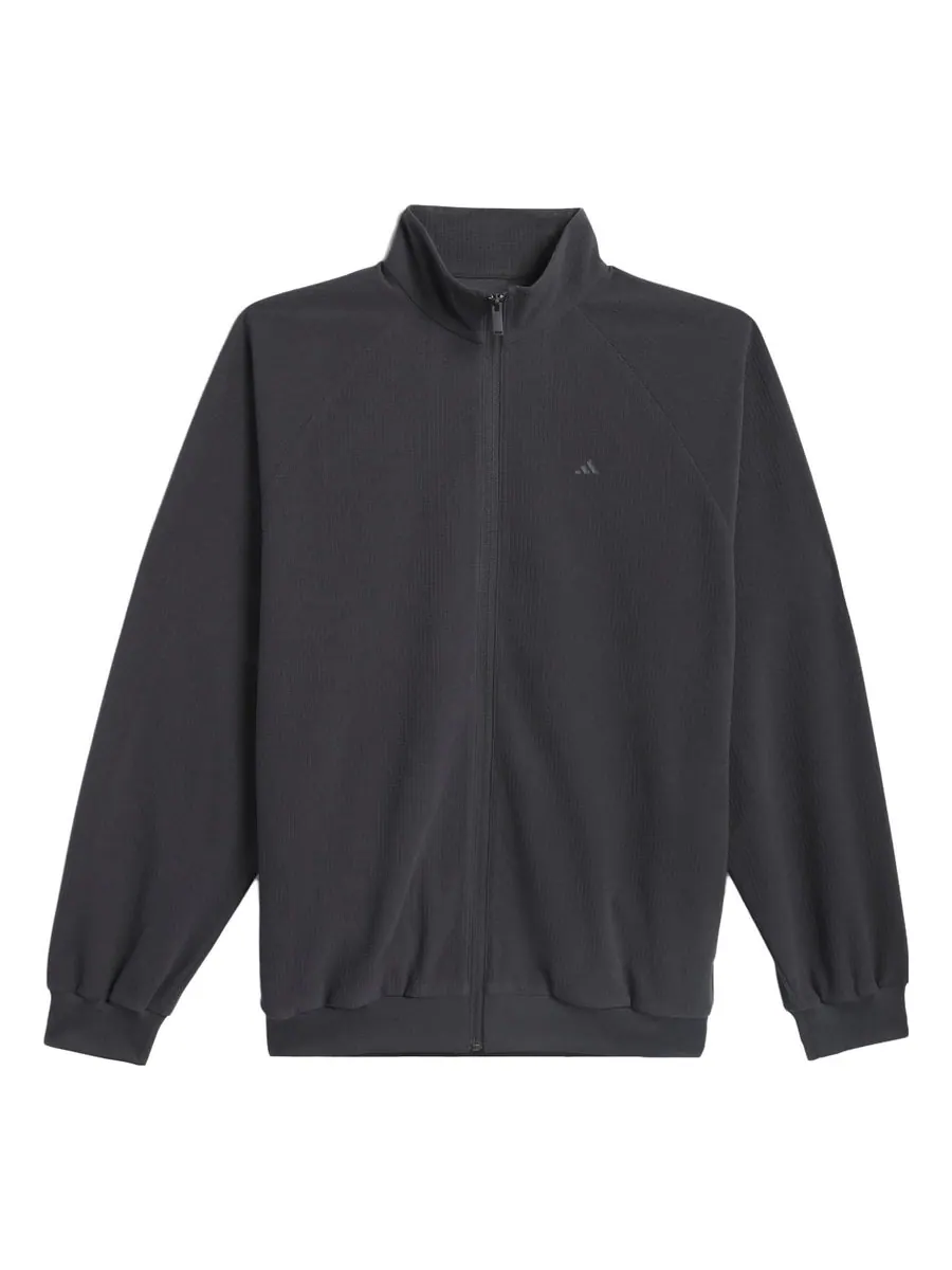 Куртка adidas Basketball Brushed Track Jacket 'Grey' — изображение 1 из 1, серый