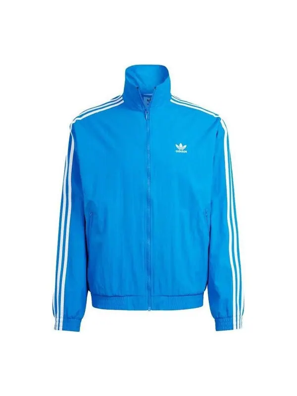 Куртка adicolor плетеные firebird track top asia sizing Adidas — изображение 1 из 4, синий