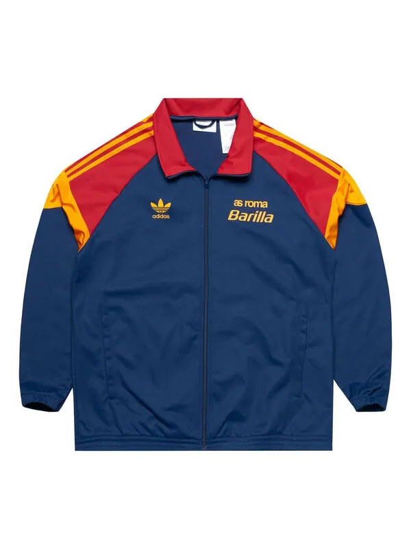 Куртка as roma 1993 track jacket 'navy red' Adidas — изображение 1 из 1, индиго