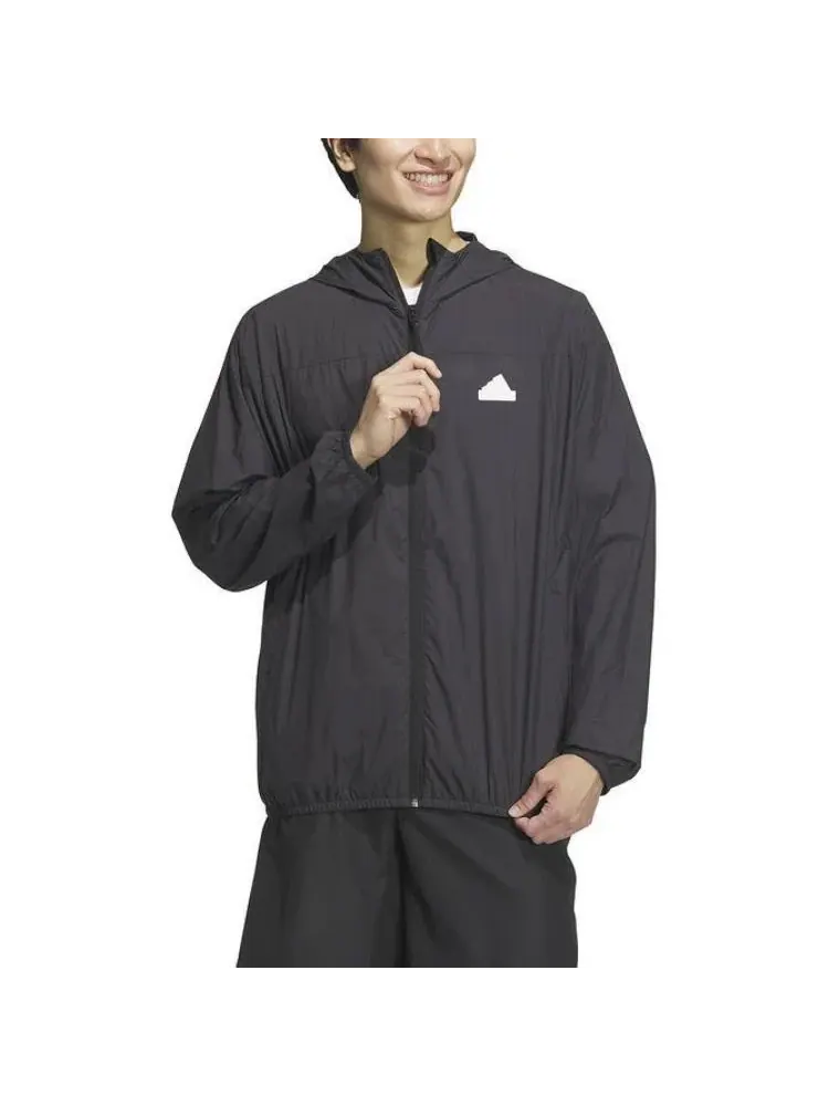 Ветровка Adidas City Escape Lightweight Woven — изображение 2 из 6, черный