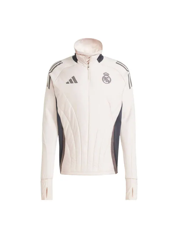 Куртка real madrid tiro 24 утепленный топ Adidas — изображение 1 из 1, серый/темно-серый