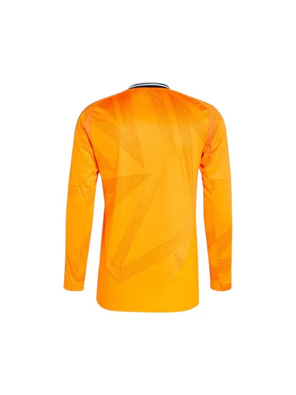 Джерси adidas Real Madrid CF 24/25 Long Sleeve Away Jersey 'Orange' — изображение 2 из 3, оранжевый