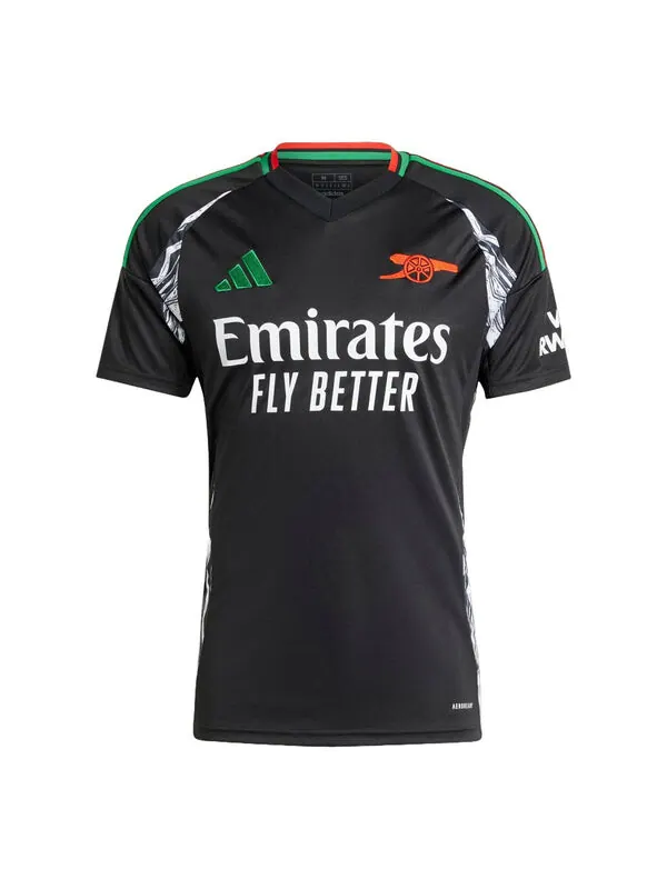 Футболка arsenal 24 25 выездная футбольная майка азия размеры Adidas — изображение 1 из 2, черный