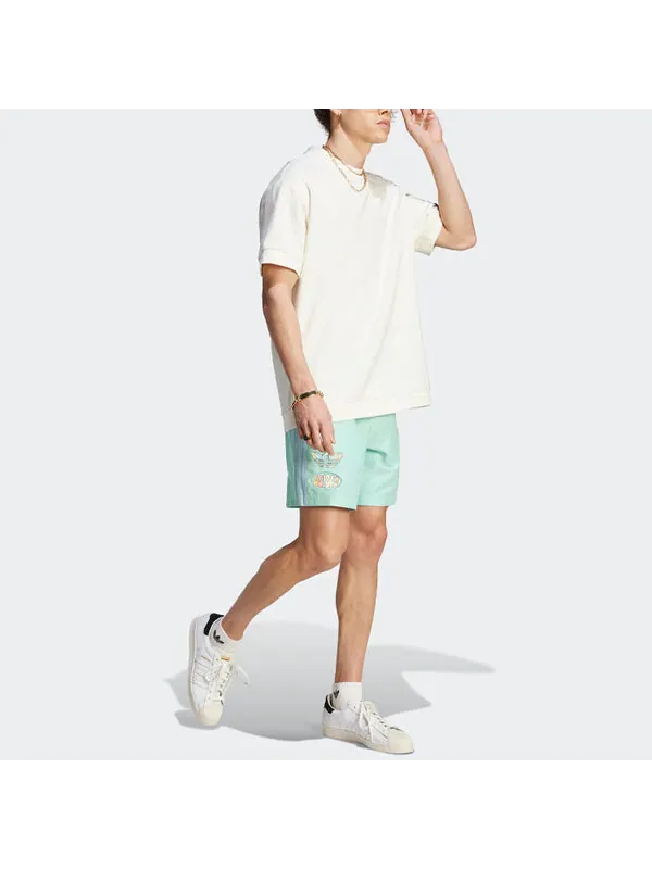 Шорты оригиналы наслаждаются летними шортами Adidas — изображение 4 из 4, зеленый