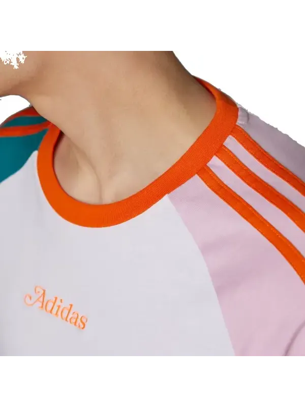 Футболка оригиналы наслаждаются летней футболкой реглан Adidas — изображение 4 из 4, белый