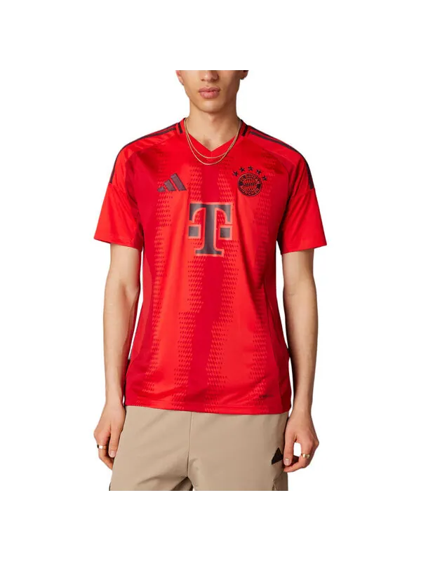 Футболка fc bayern 24 25 домашняя футболка азия размеры Adidas — изображение 4 из 4, красный