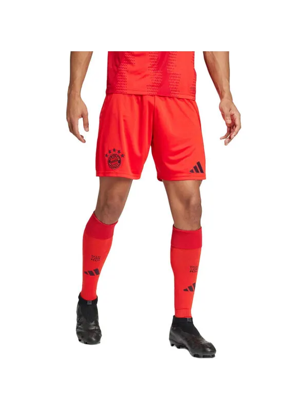 Шорты fc bayern 24 25 домашние футбольные шорты азиатские размеры Adidas — изображение 2 из 4, красный