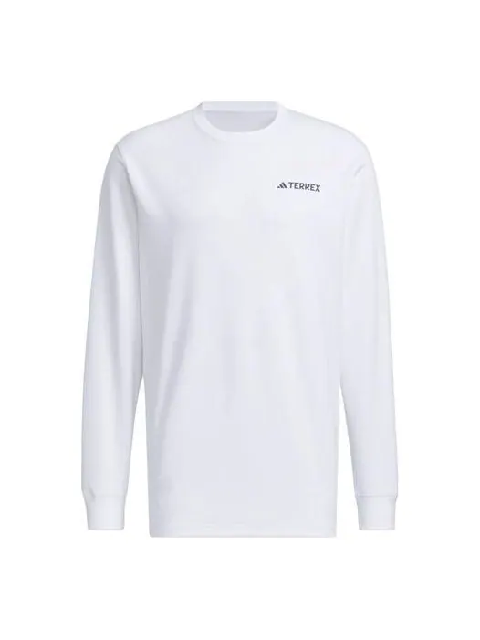 Свитер adidas LS GFX Tee 'White' — изображение 1 из 1, белый