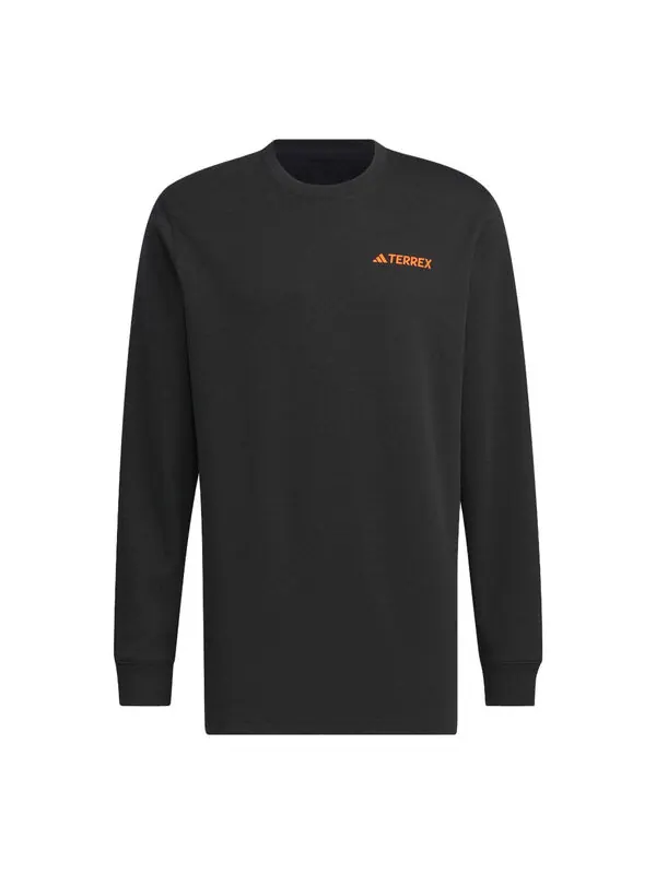 Свитера ls gfx футболка Adidas — изображение 1 из 1, черный