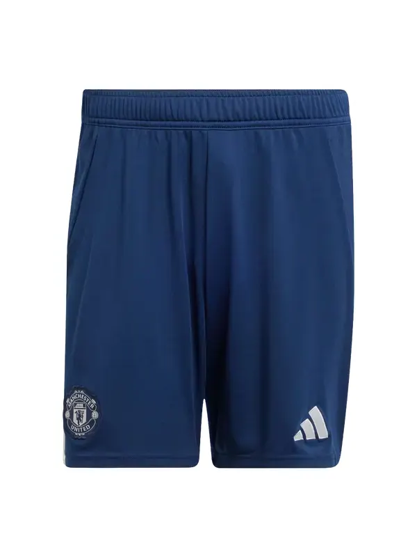 Шорты футбольные шорты manchester united 24 25 на выезде Adidas — изображение 1 из 1, индиго