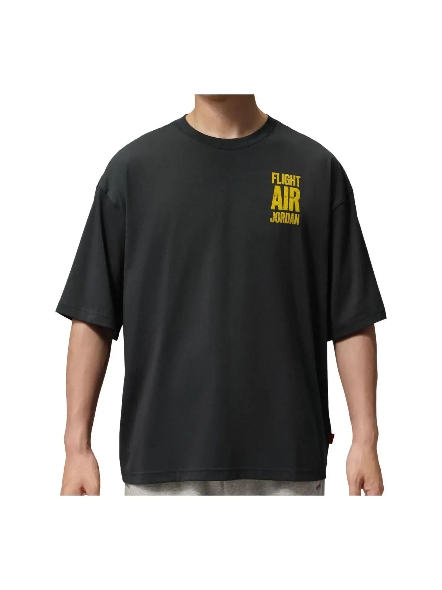 Мужская футболка с коротким рукавом Jordan Flight T-Shirt Off Noir — изображение 1 из 2, черный