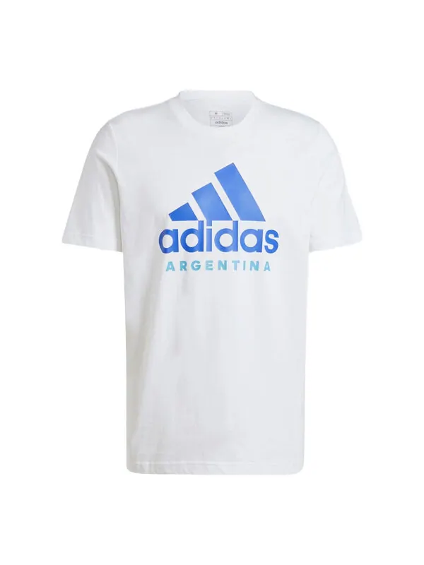 Футболка Аргентина ДНК графическая футболка Азия размеры Adidas — изображение 1 из 1, белый