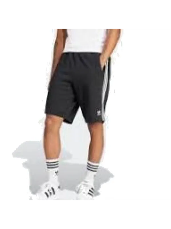 Шорты lifestyle adicolor 3 полоски шорты азиатские размеры Adidas — изображение 2 из 2, черный/белый
