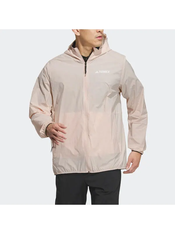 Куртка adidas Terrex Wind.Rdy Jacket 'Sand' — изображение 2 из 4, бежевый