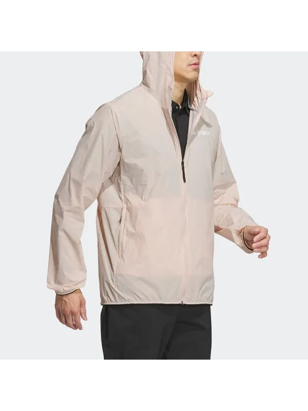 Куртка adidas Terrex Wind.Rdy Jacket 'Sand' — изображение 4 из 4, бежевый