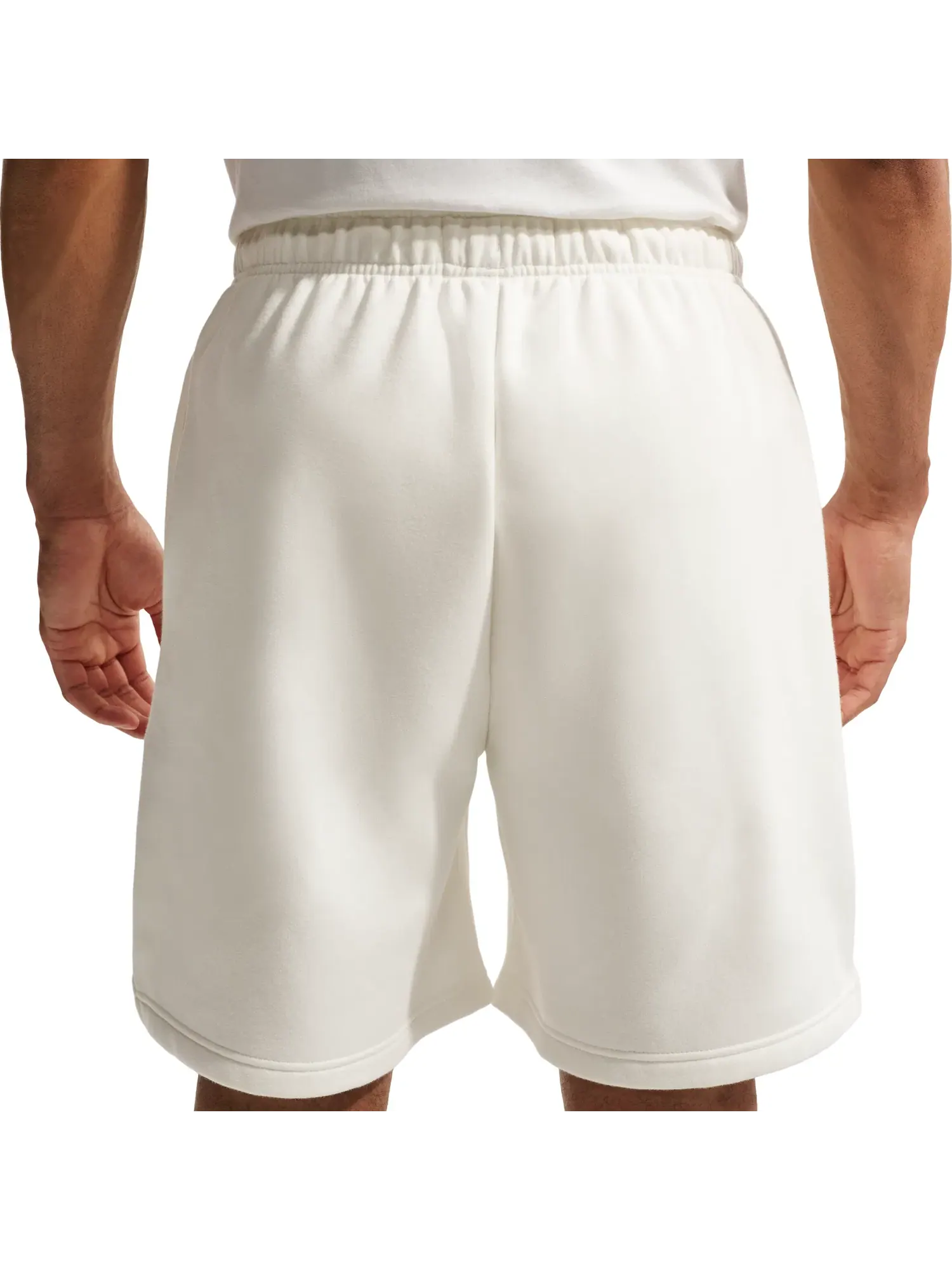 Шорты Nike Tech Fit Standard Issue Brush Fleece 8In Short 'Sail Pale Ivory' IU3281-133 — изображение 2 из 3, белый