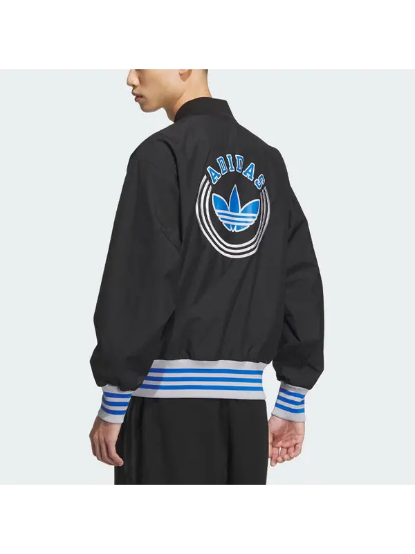 Куртка оригиналы Куртка бомберы rifta Adidas — изображение 3 из 4, черный