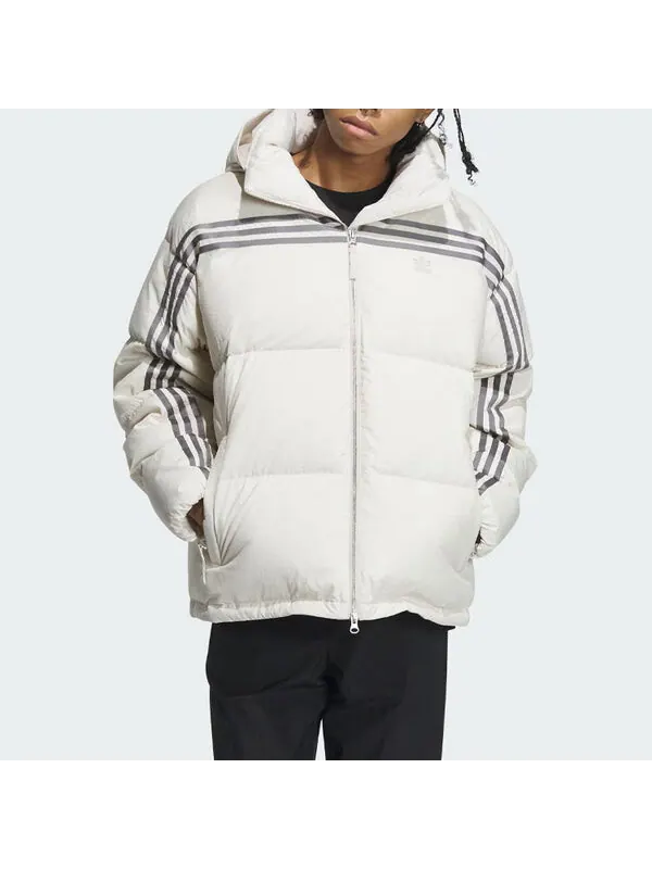 Куртка оригиналы гусиный пух куртка Adidas — изображение 2 из 4, белый