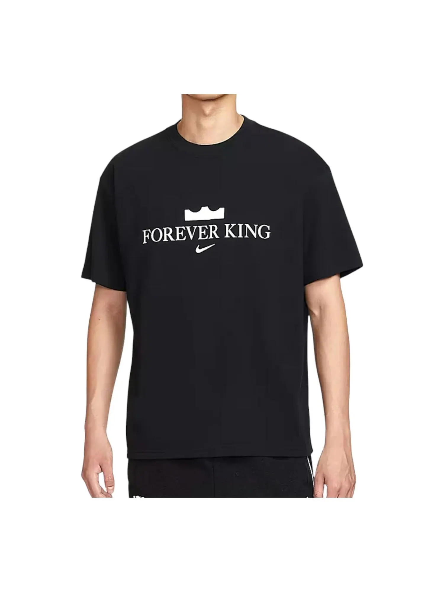 Футболка Nike Forever King Lebron James T-Shirts 'Black' — изображение 1 из 2, черный
